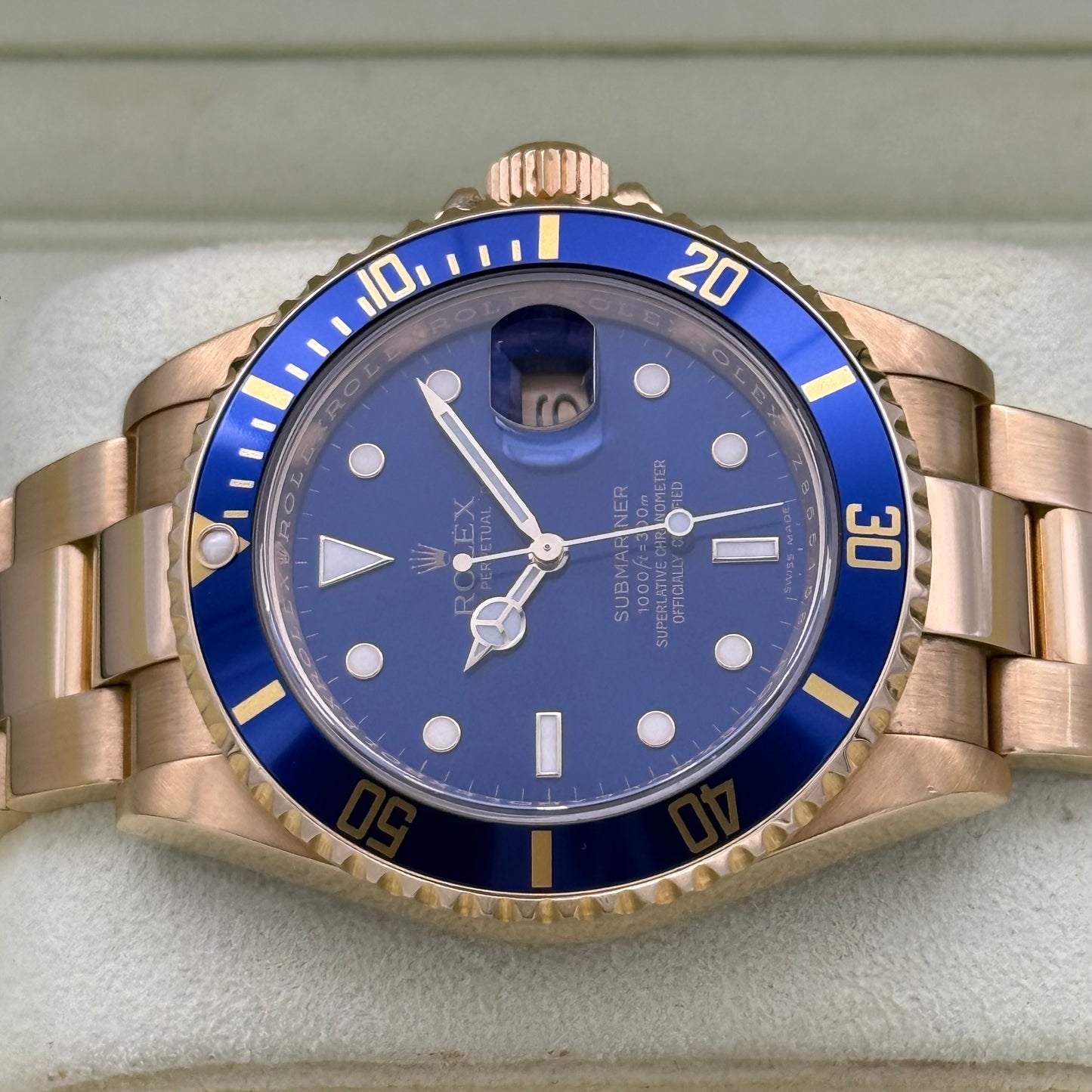 Submariner Date 40, Vollgold