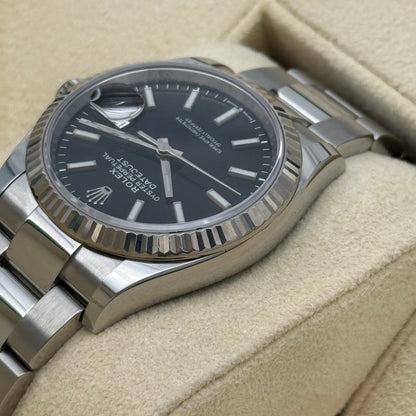 Datejust 36, Schwarz