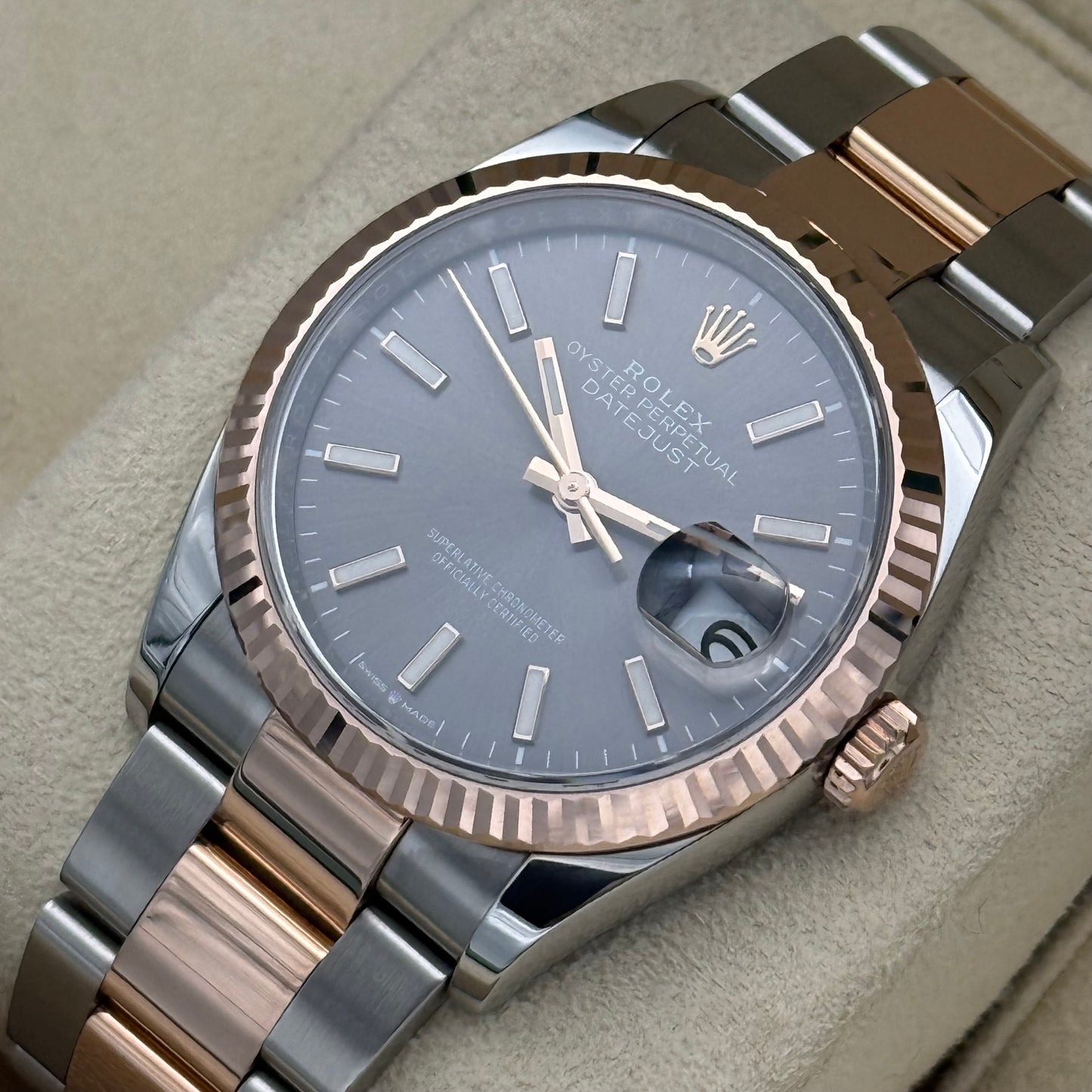 Datejust 36, Stahlrosegold