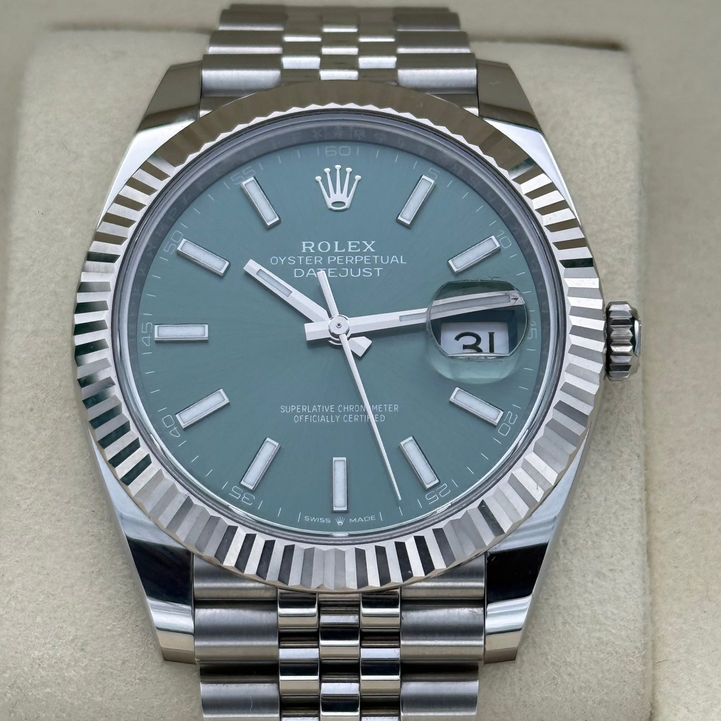 Datejust 41, Mintgrün