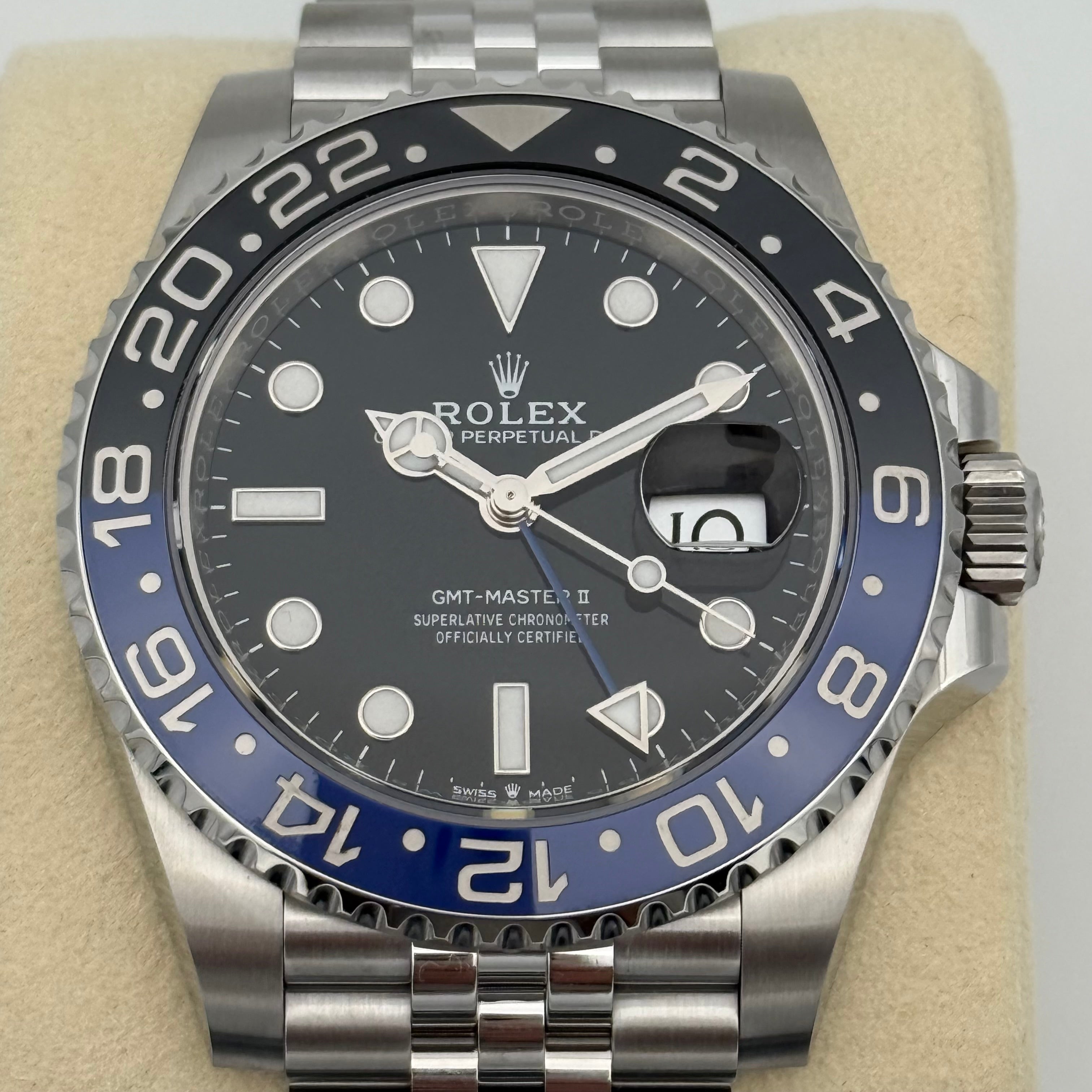 Rolex GMT Master II „Batgirl“, ungetragen