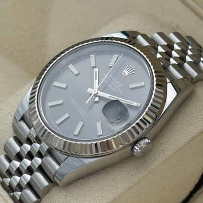 Datejust 41, Rhodium