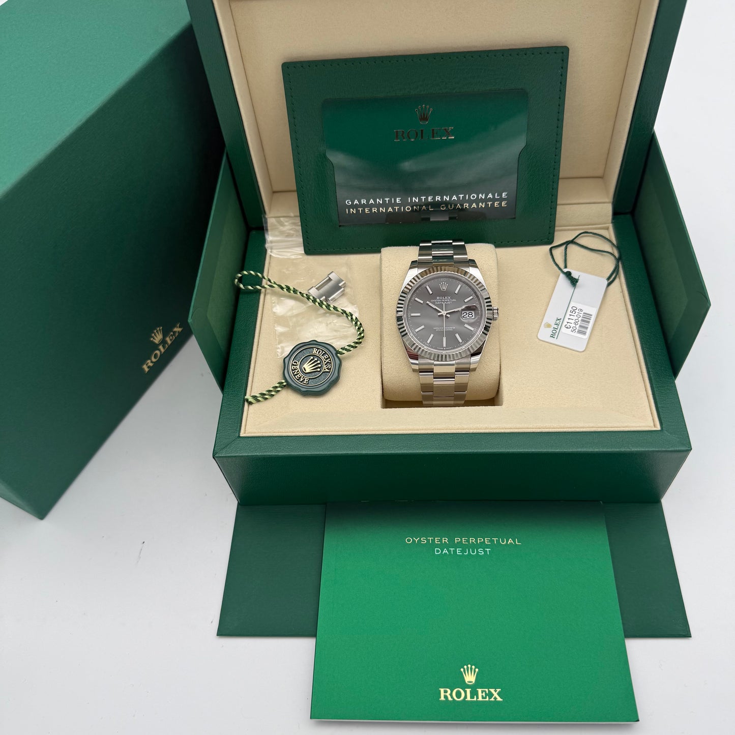 Datejust 41 „Rhodium“ unworn
