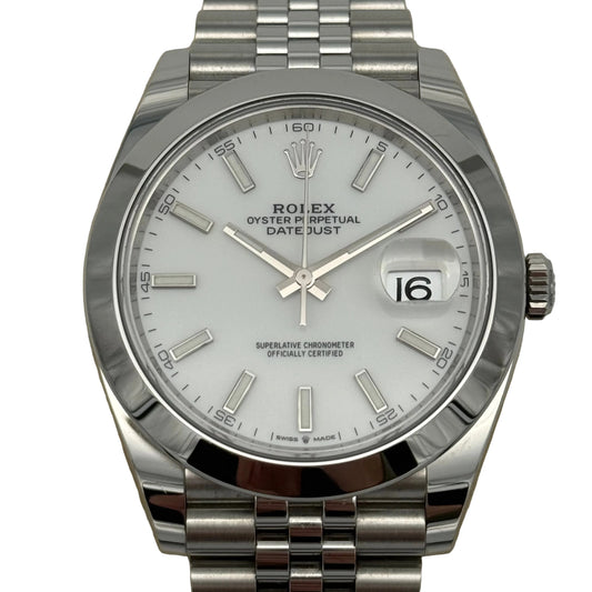 Datejust 41, Weiß