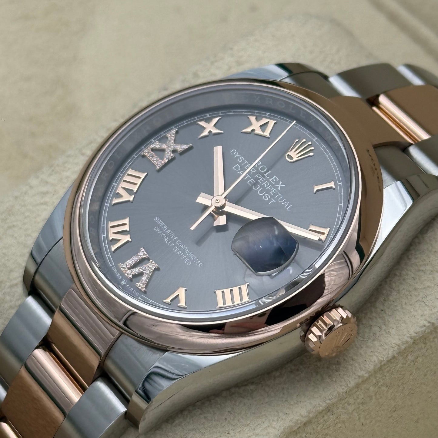 Datejust 36, Stahlrosegold