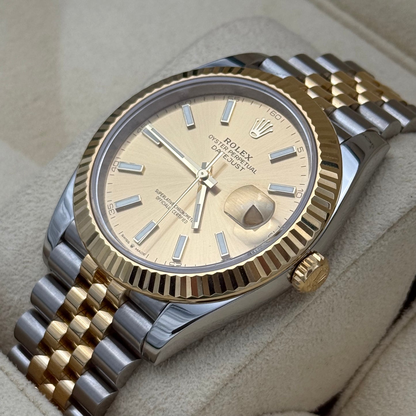 Datejust 41, Stahlgold