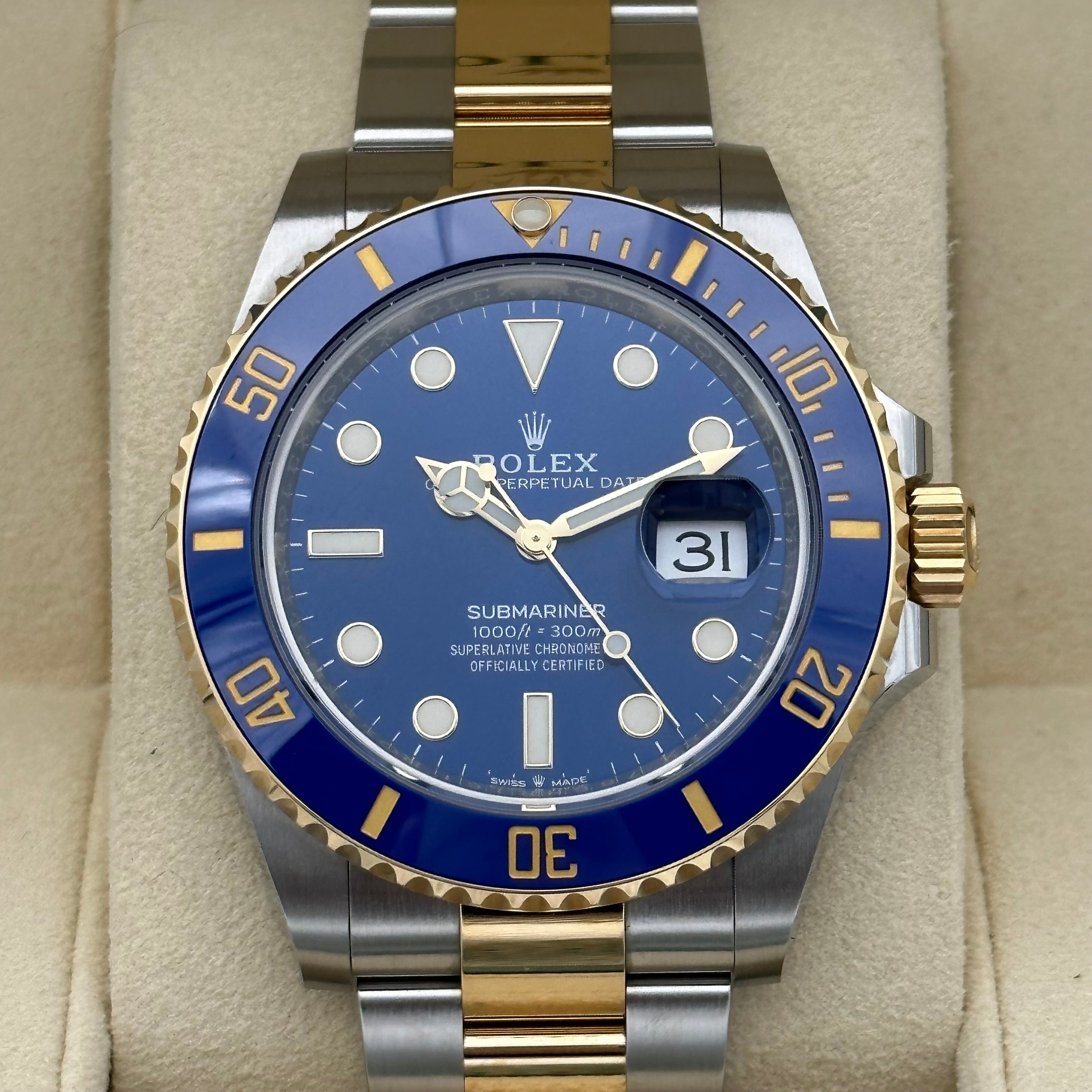 Submariner Date 41, Stahlgold