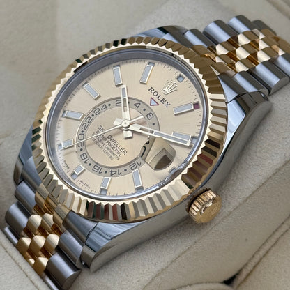 Sky Dweller Stahlgold, ungetragen