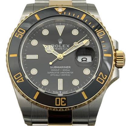 Submariner Date 41, Stahlgold