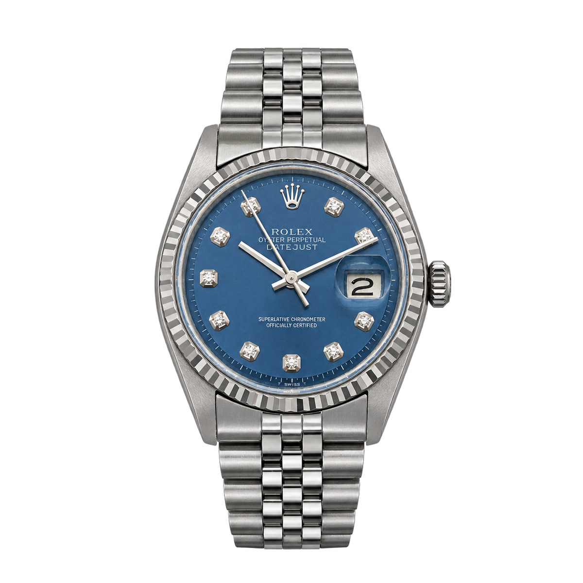 Datejust 36, Blau