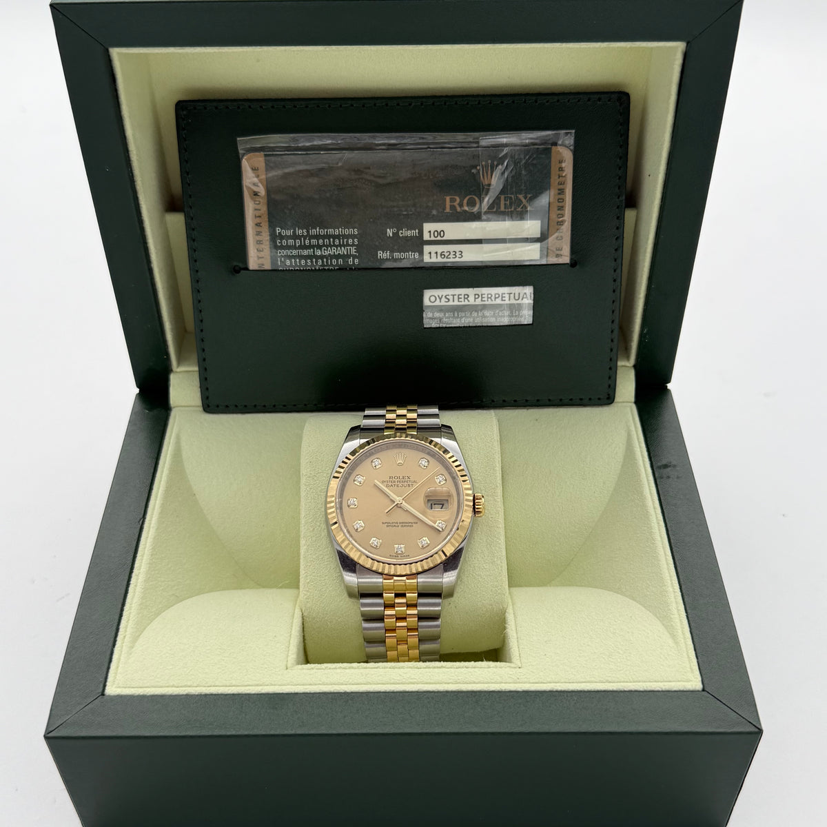 Datejust 36, Stahlgold