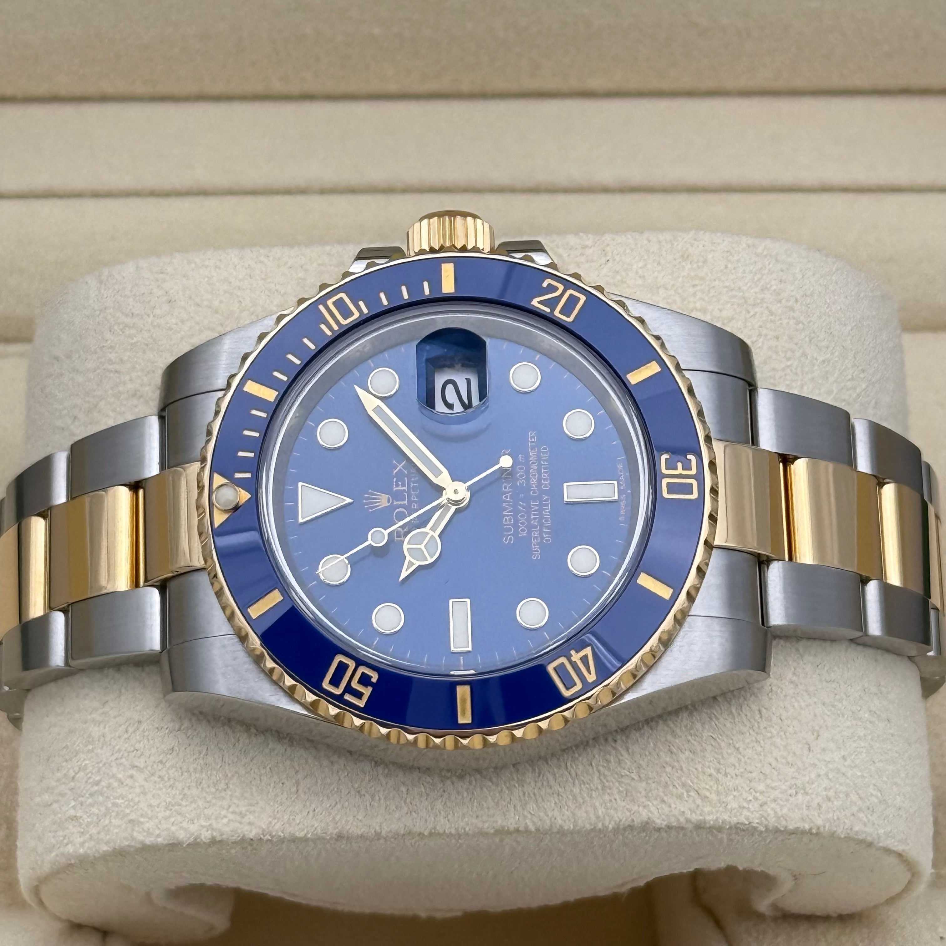 Submariner Date 40, Stahlgold