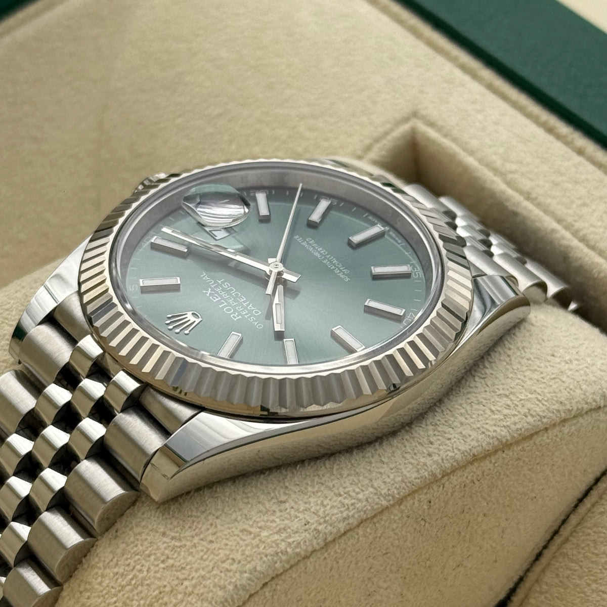 Datejust 41, Mintgrün