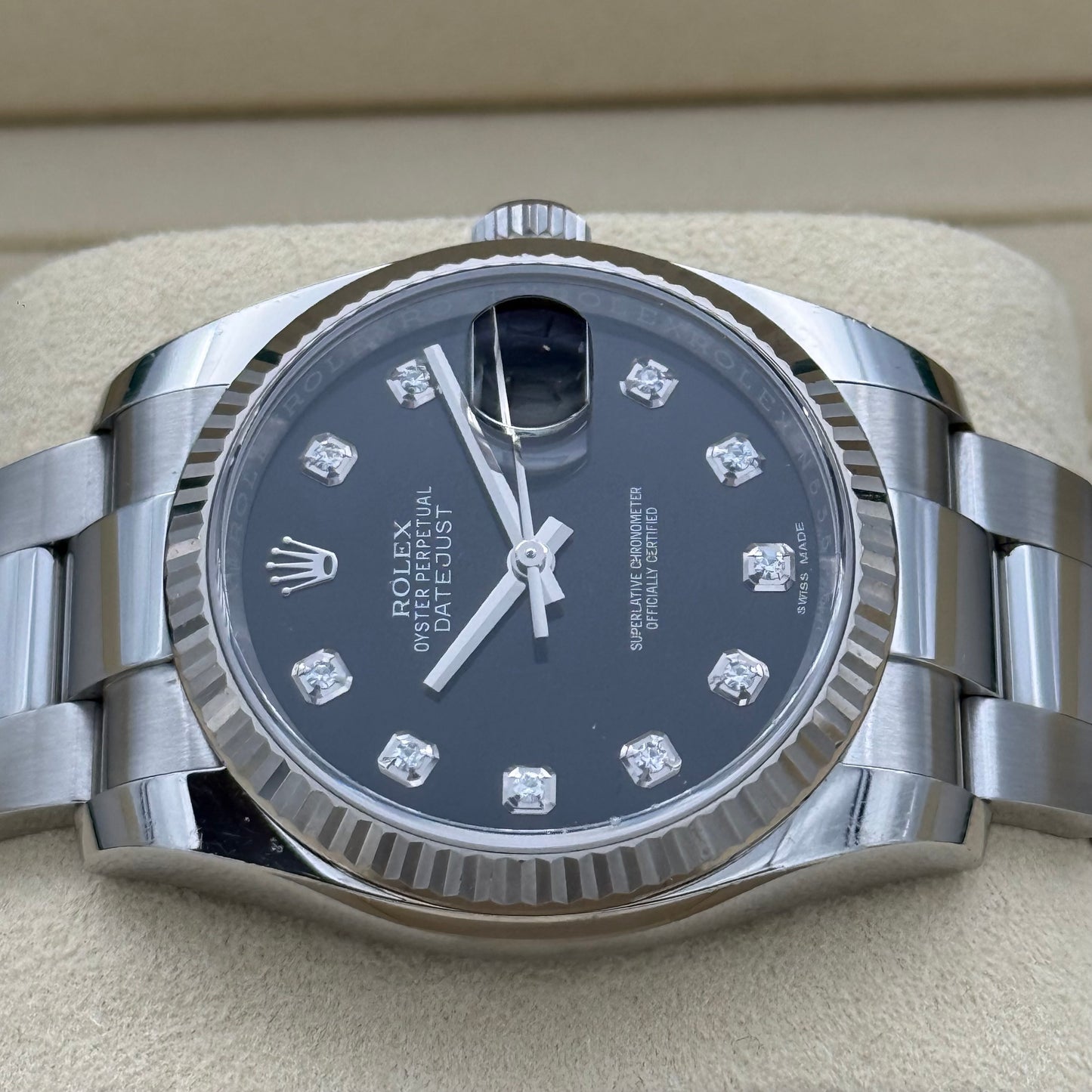 Datejust 36, Diamanten