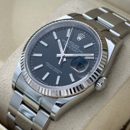 Datejust 36, Schwarz