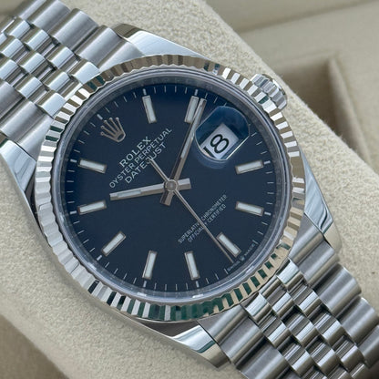 Datejust 36, Blau