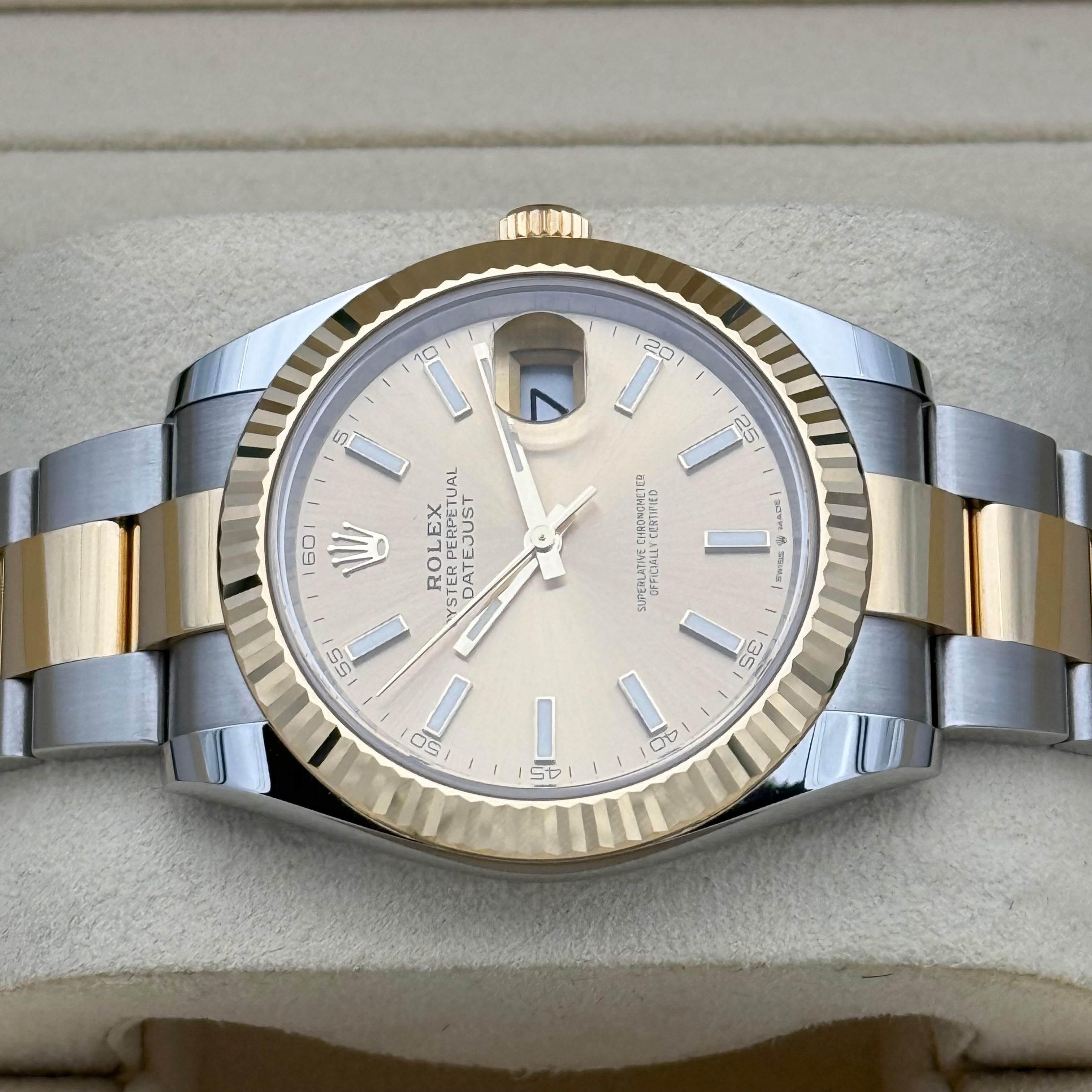 Datejust 41, Stahlgold, like new