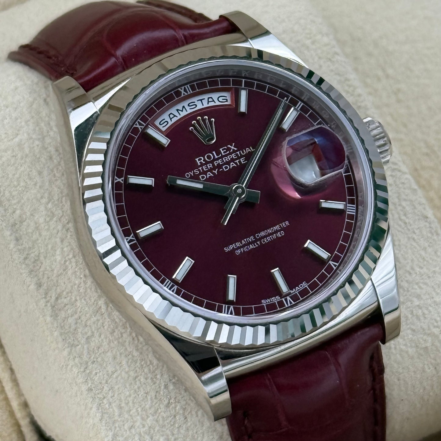 Day Date 36 „Cherry Dial“