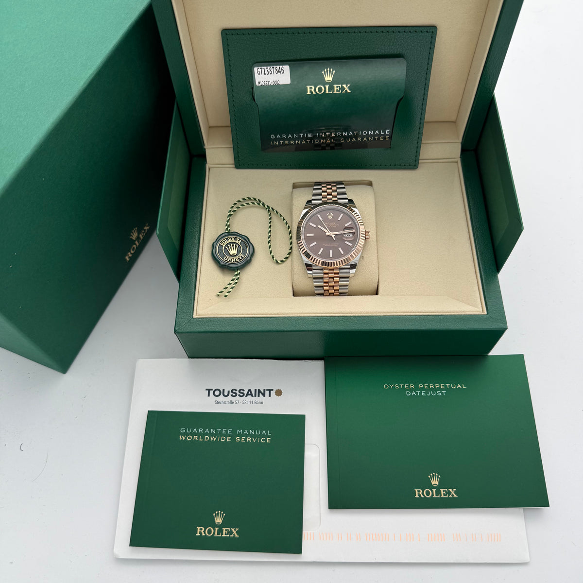 Datejust 41, Stahlgold, Choco