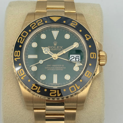 GMT Master II Vollgold, grün