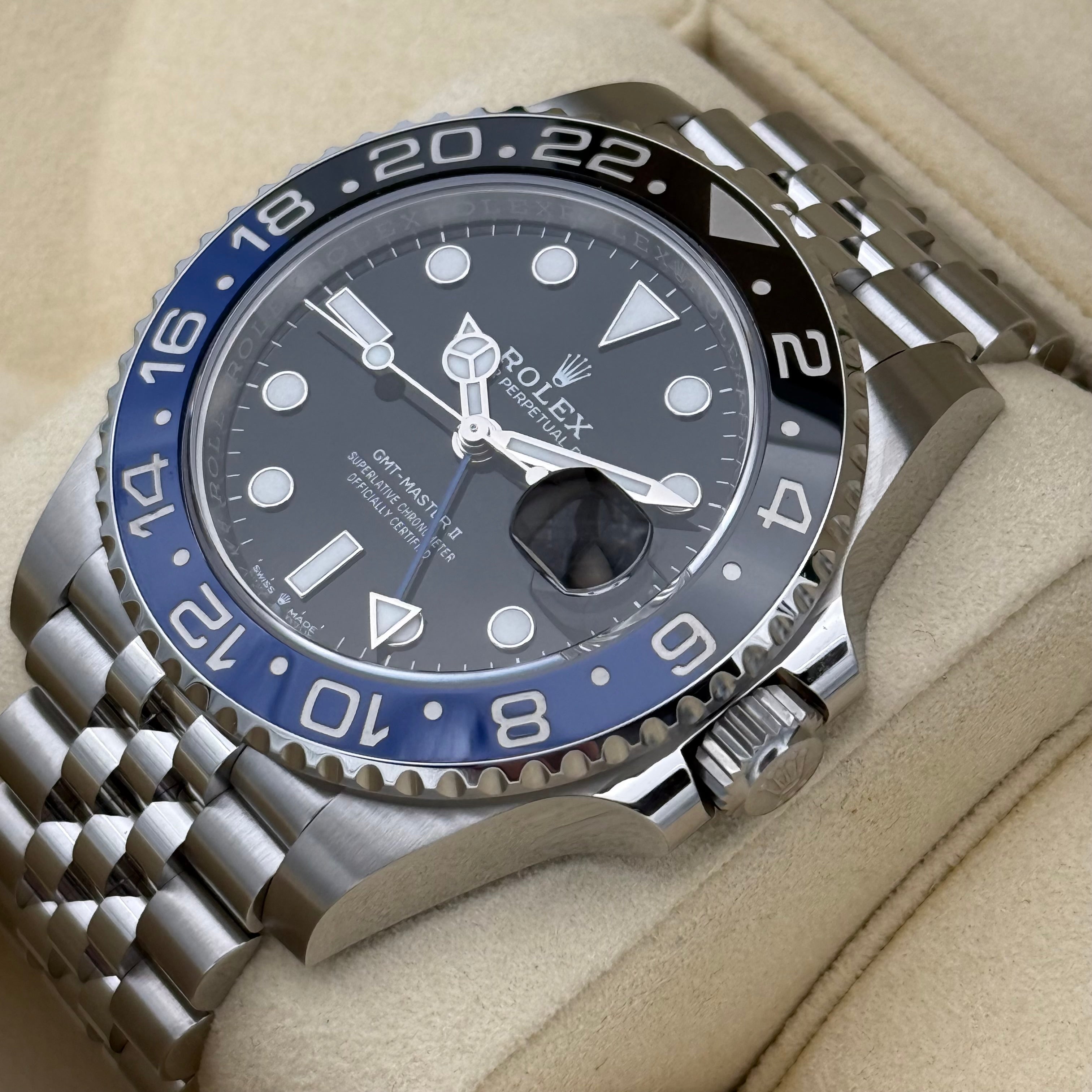 Rolex GMT Master II „Batgirl“, ungetragen