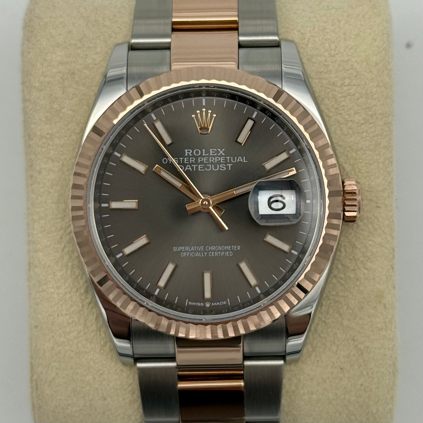 Datejust 36, Stahlrosegold