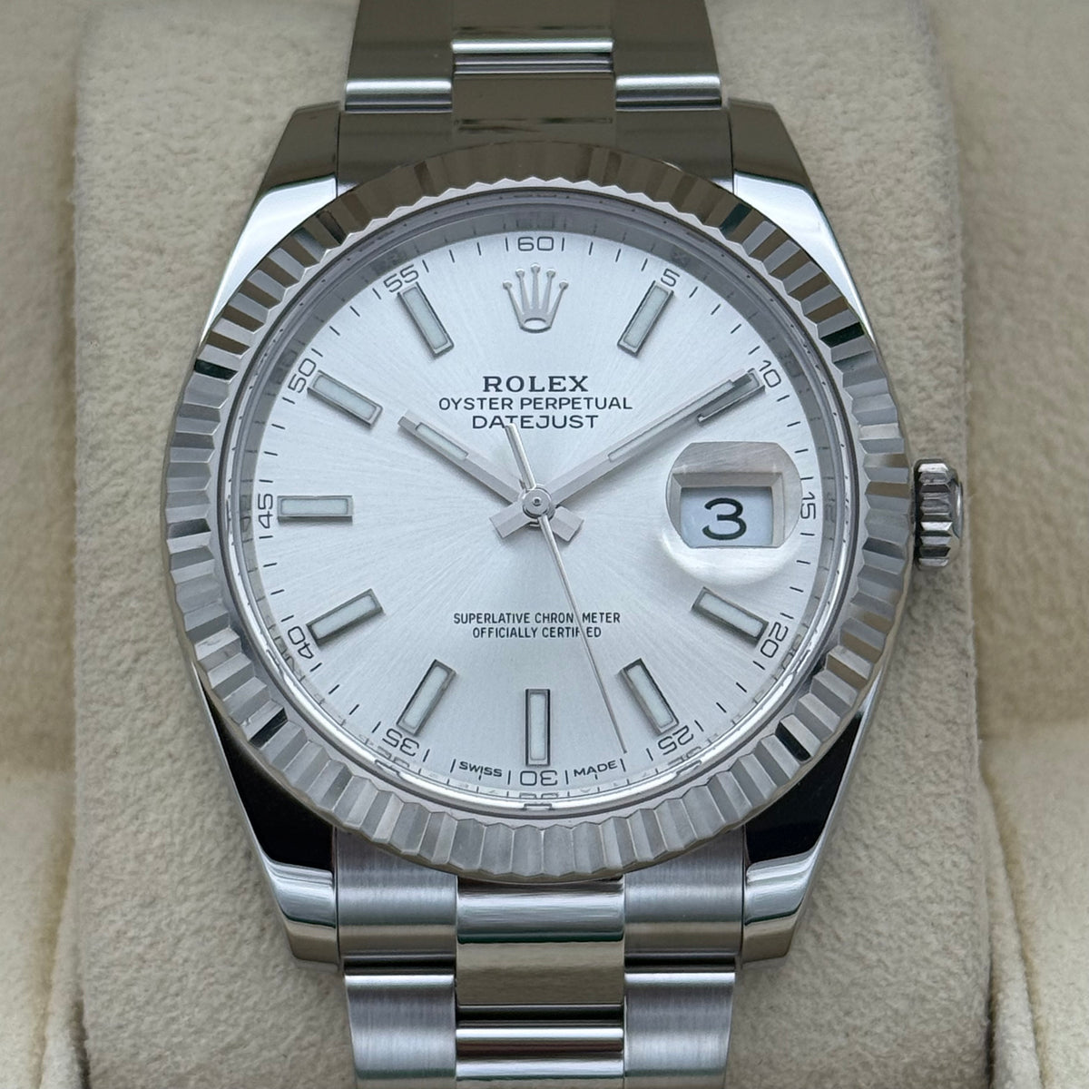 Datejust 41 „Frischer Rolex Service“