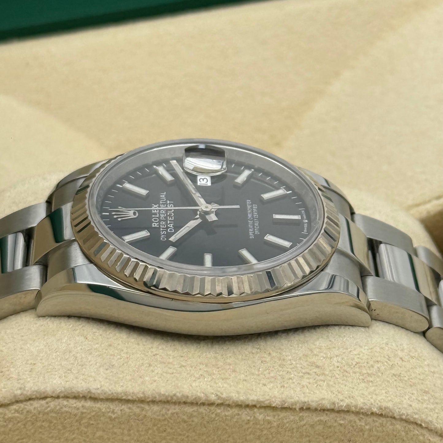 Datejust 36, Schwarz