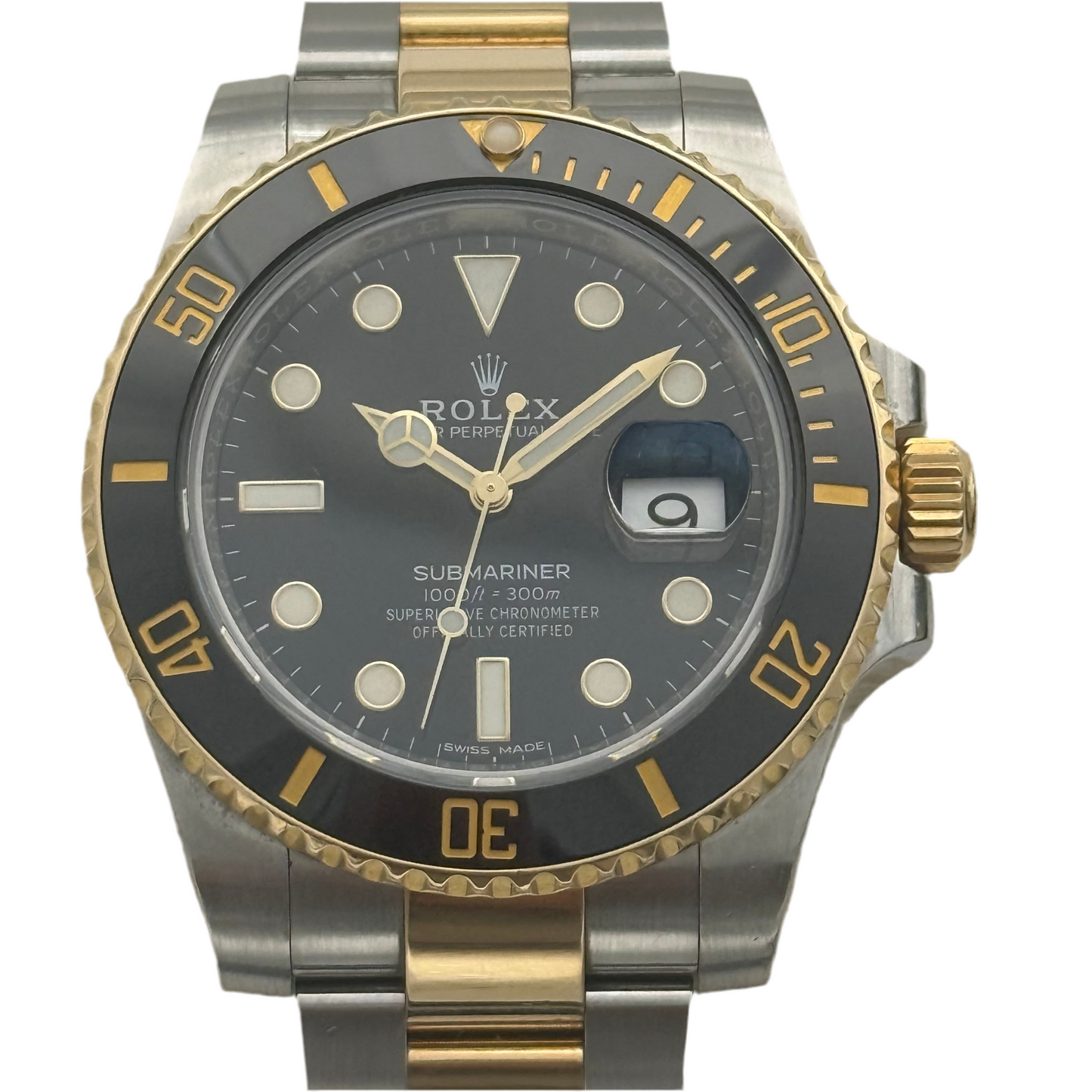Submariner Date 40, Stahlgold