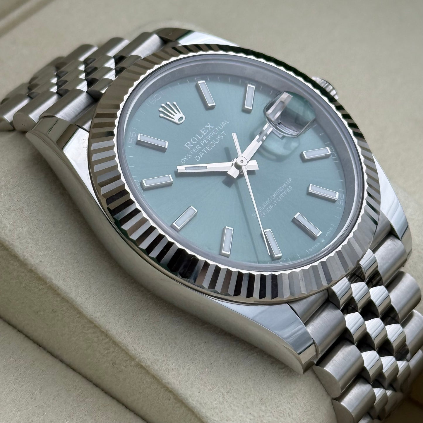 Datejust 41, Mintgrün