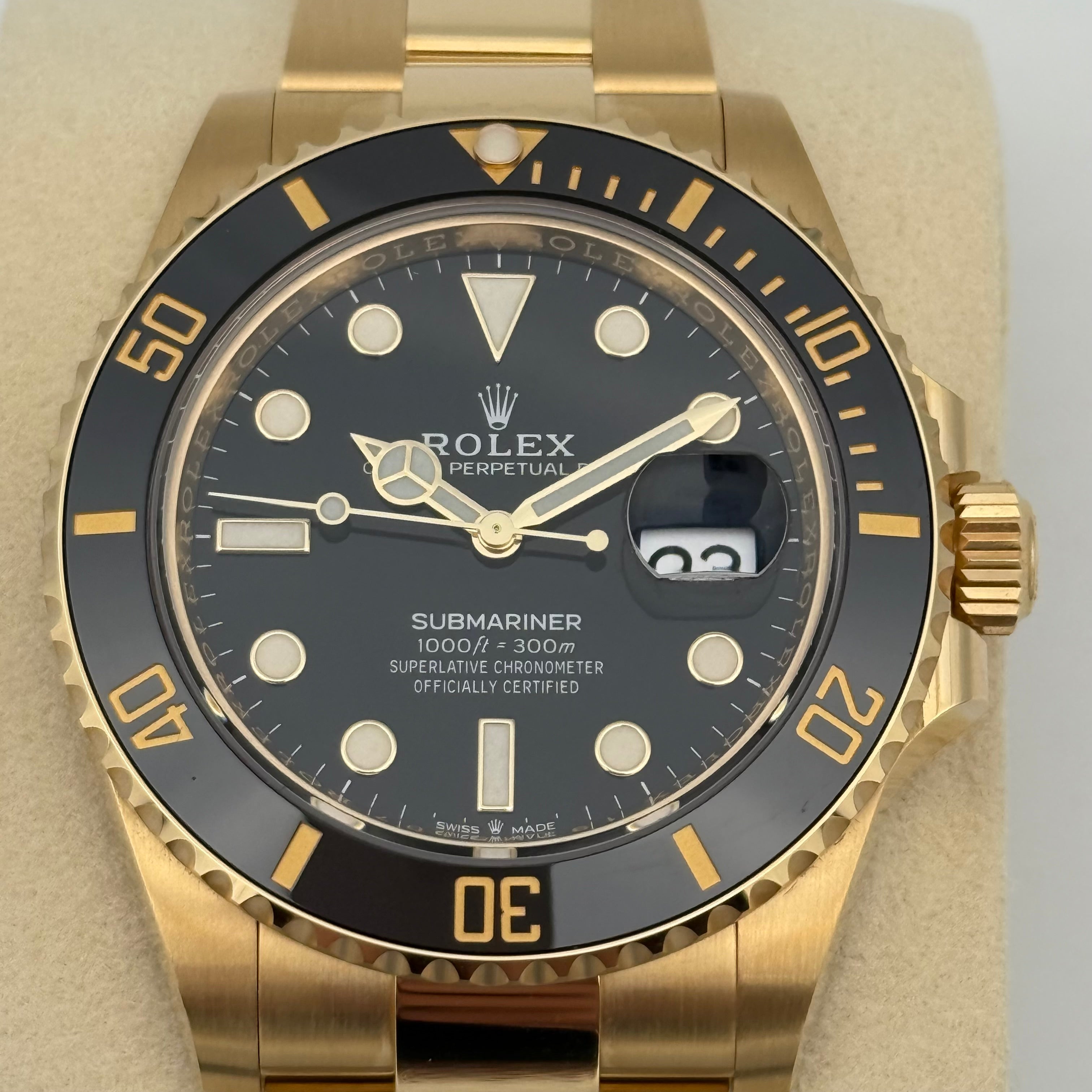 Submariner Date 41, Vollgold