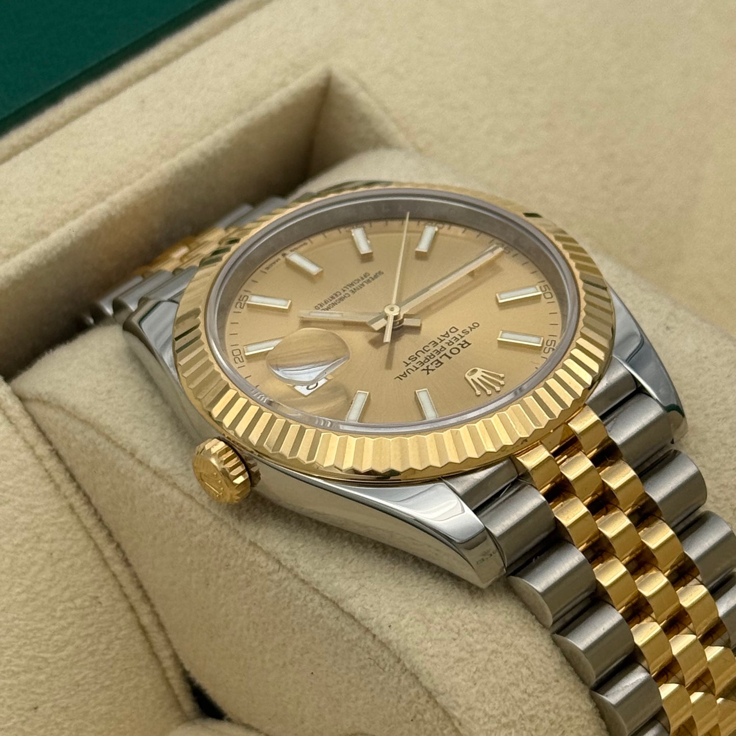 Datejust 41, Stahlgold