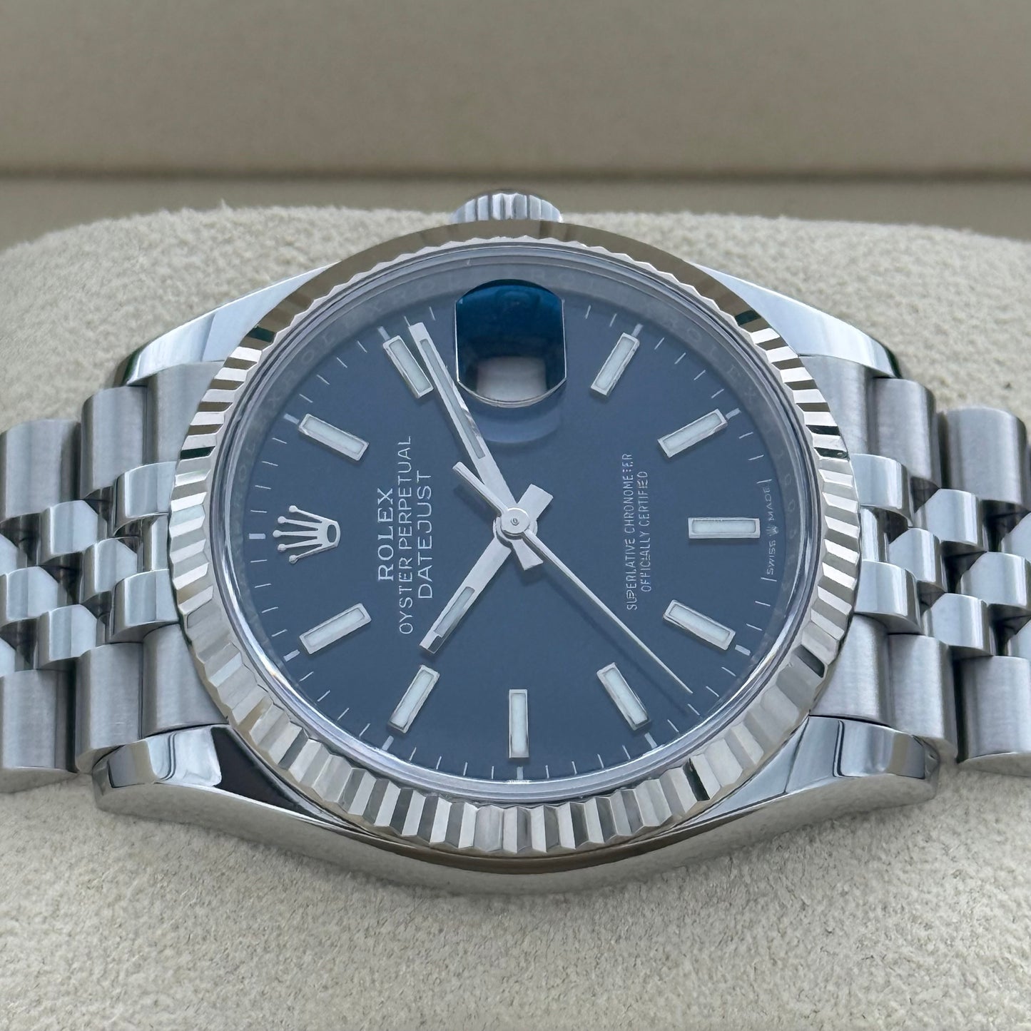 Datejust 36, Blau