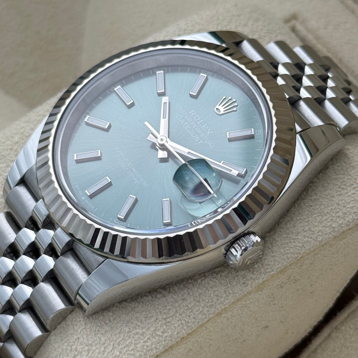 Datejust 41, Mintgrün