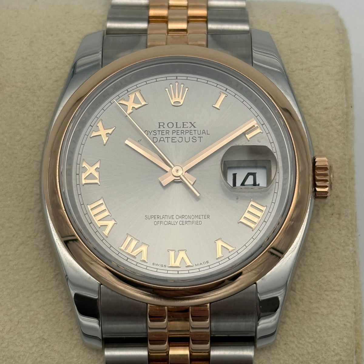 Datejust 36, Stahlrosegold