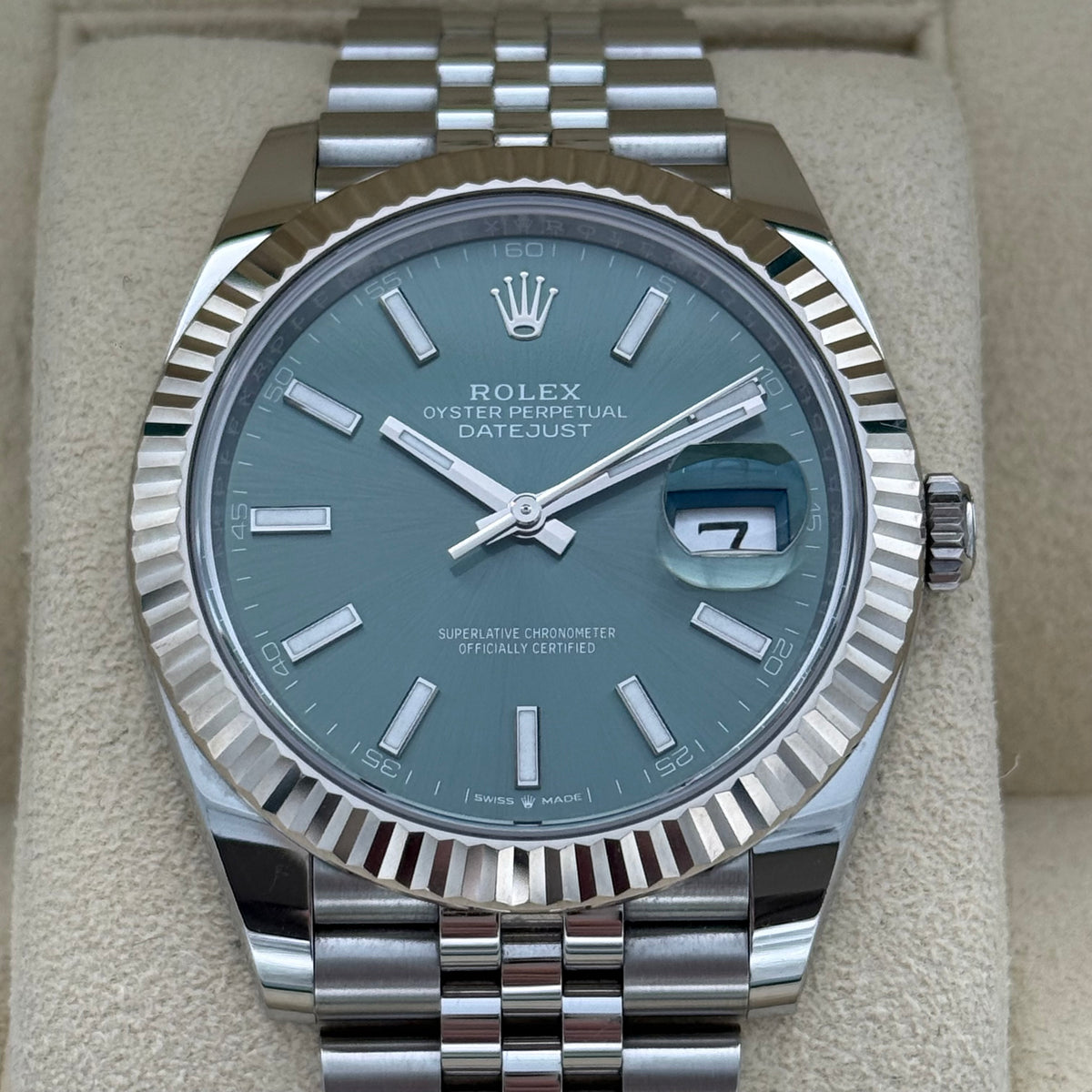 Datejust 41, Mintgrün