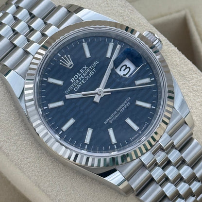 Datejust 36, Blau Motiv
