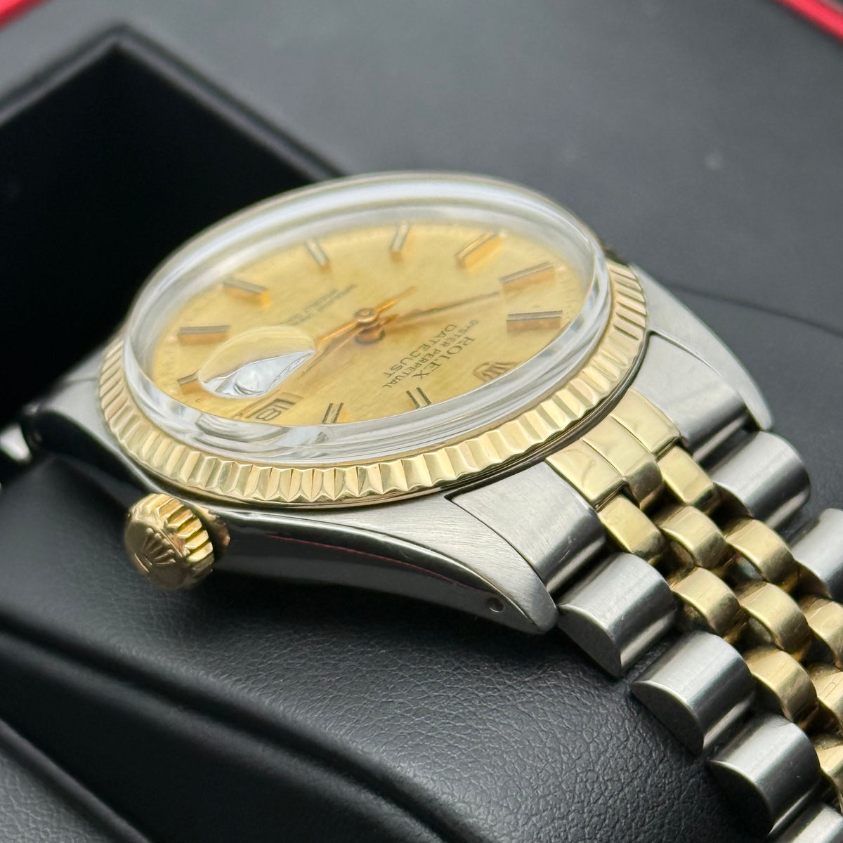 Datejust 36, Stahlgold Linen Dial