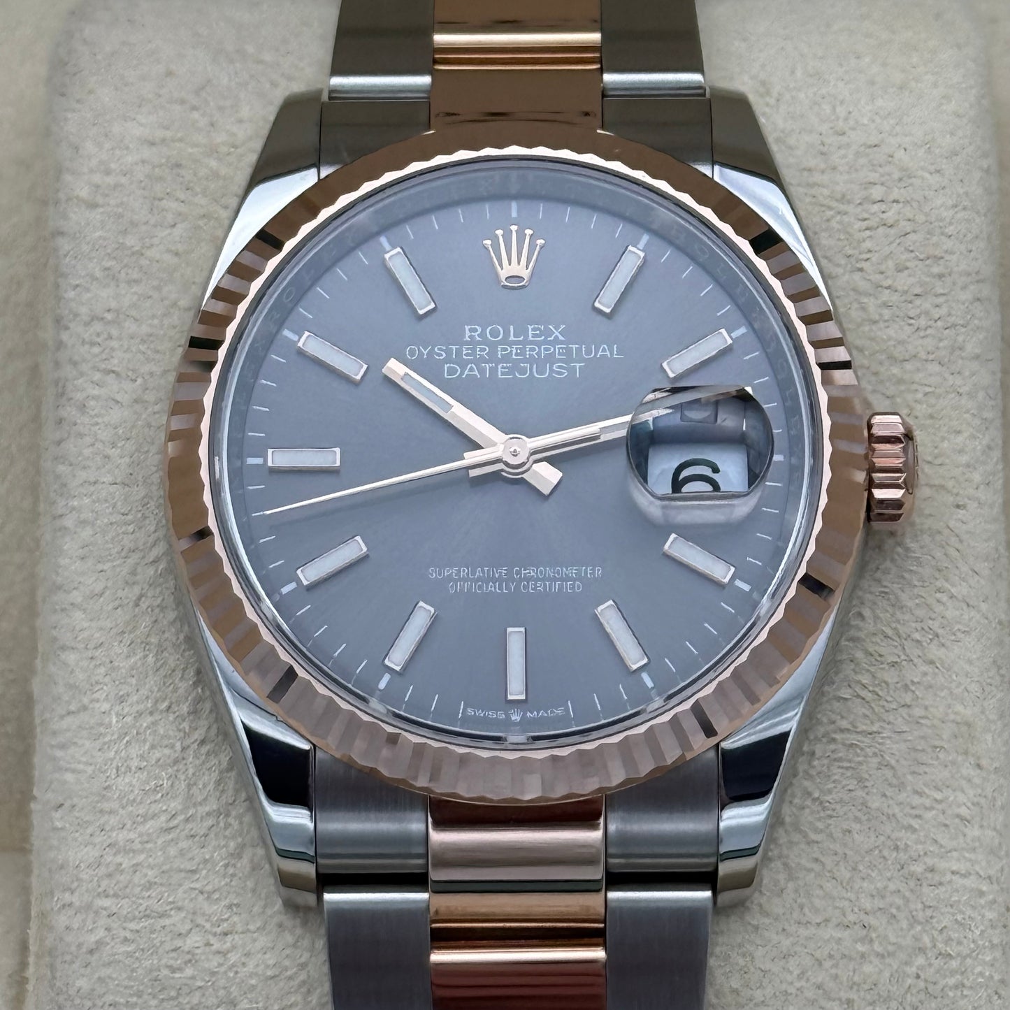 Datejust 36, Stahlrosegold