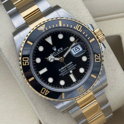 Submariner Date 41, Stahlgold