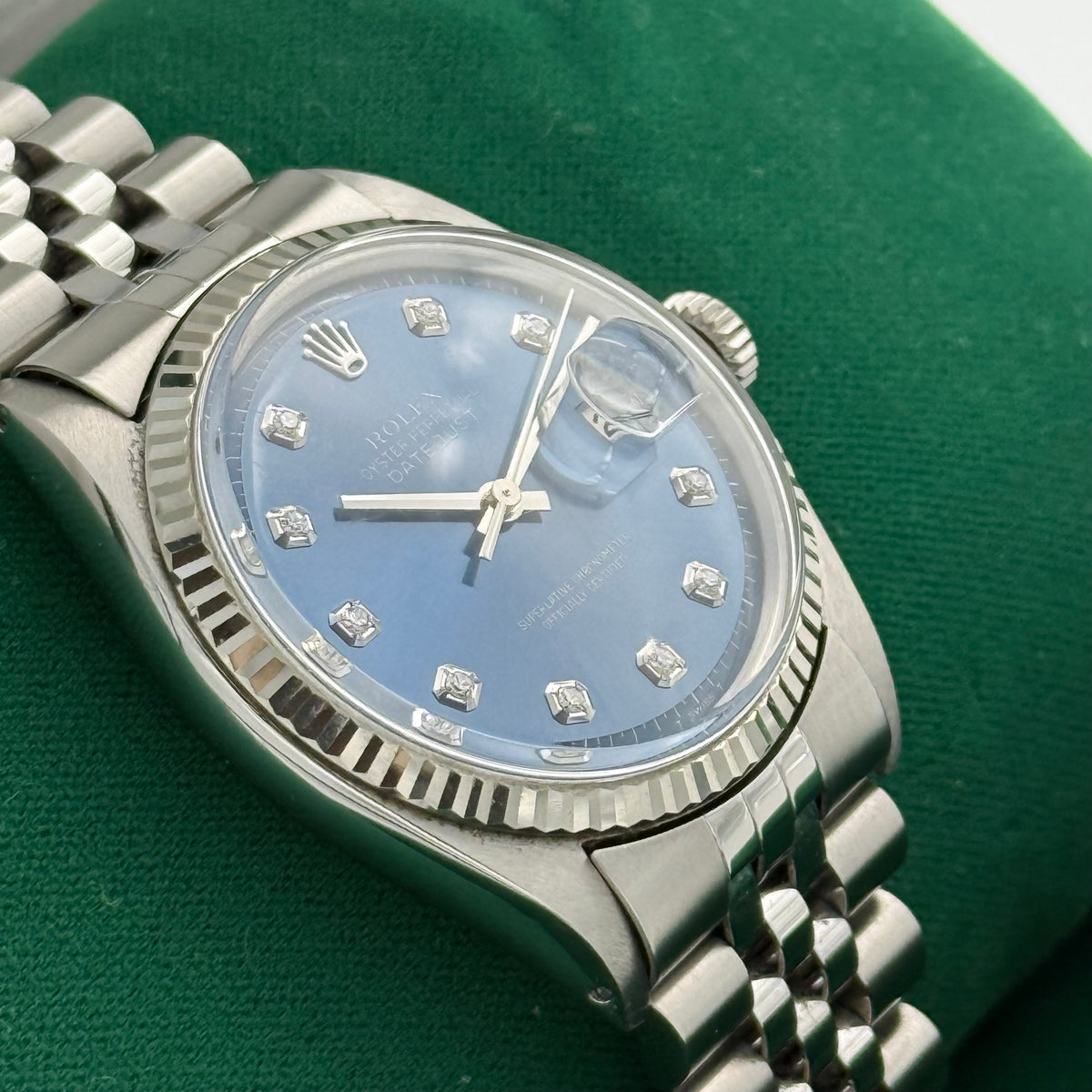 Datejust 36, Blau