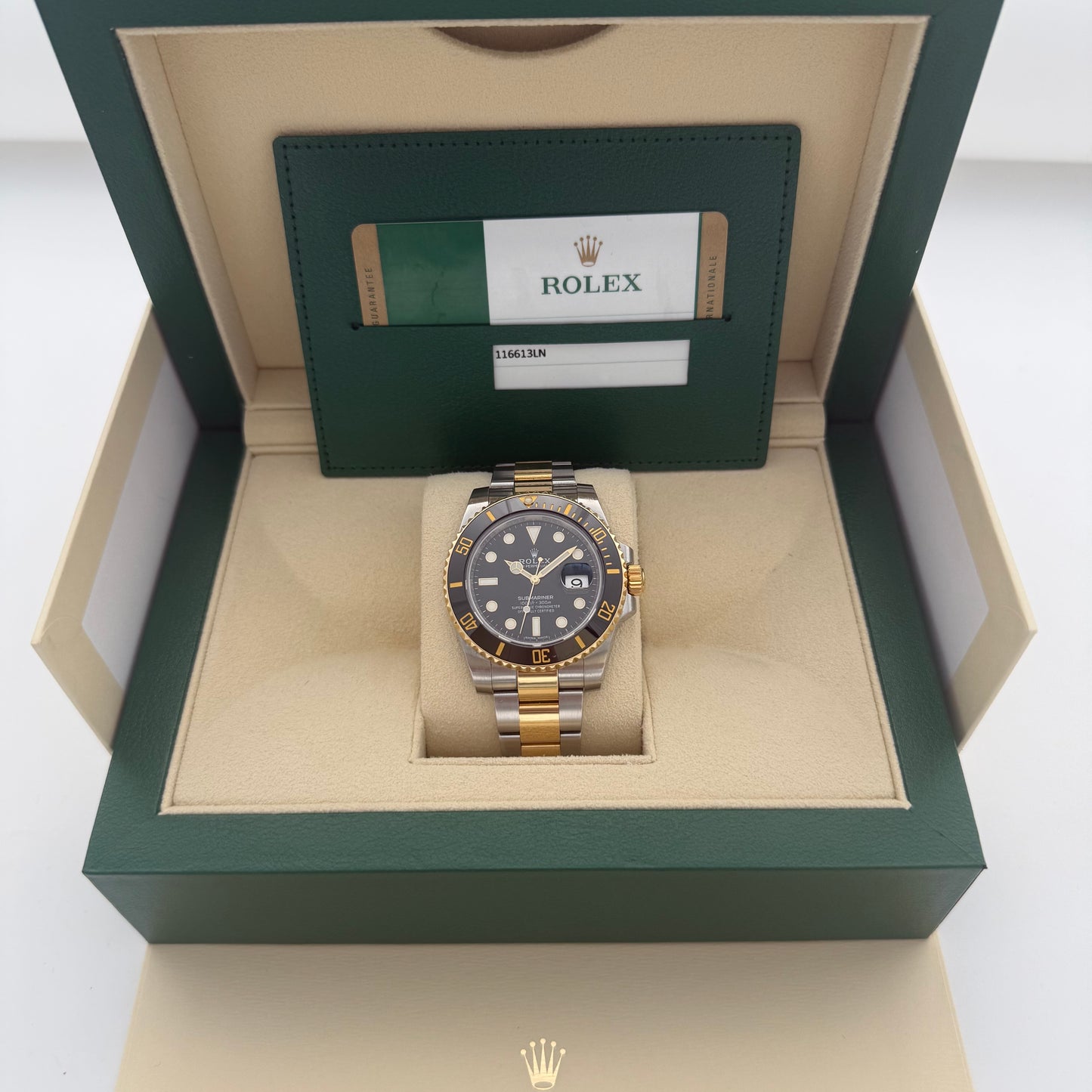 Submariner Date 40, Stahlgold