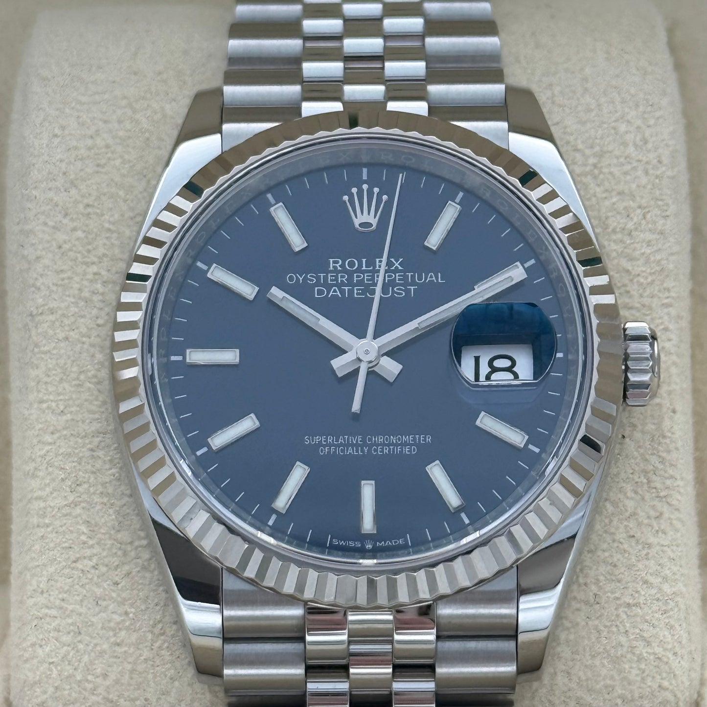 Datejust 36, Blau