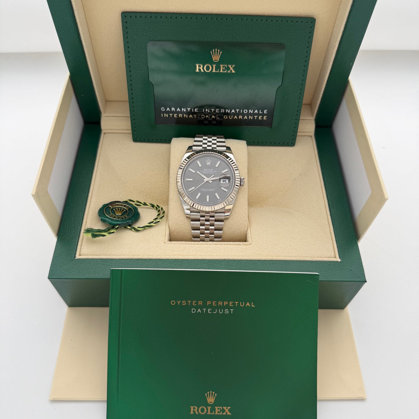Datejust 41, Rhodium