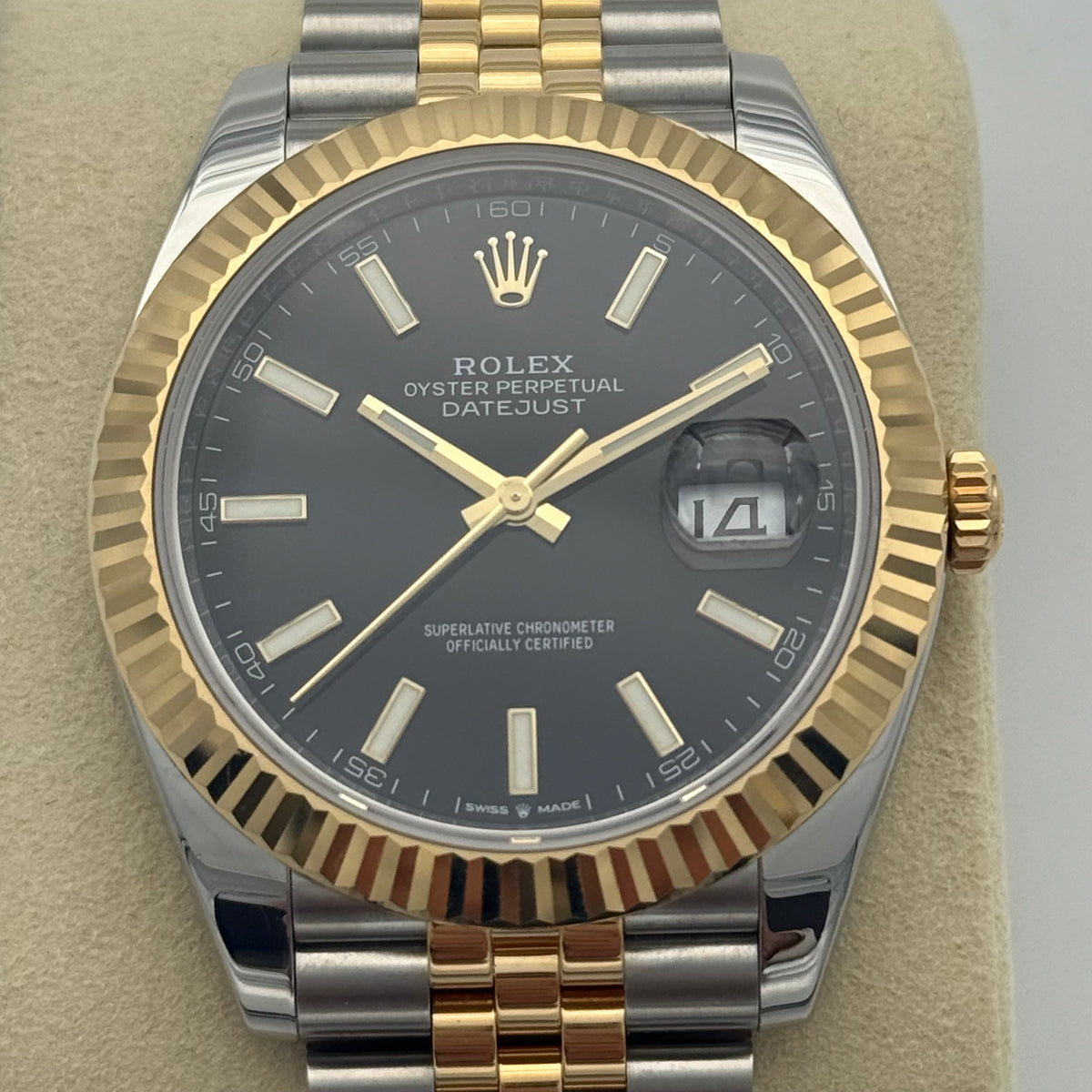 Datejust 41, Stahlgold