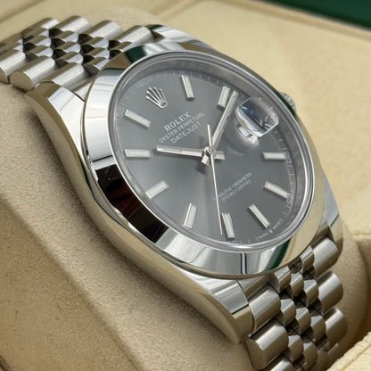 Datejust 41, Rhodium