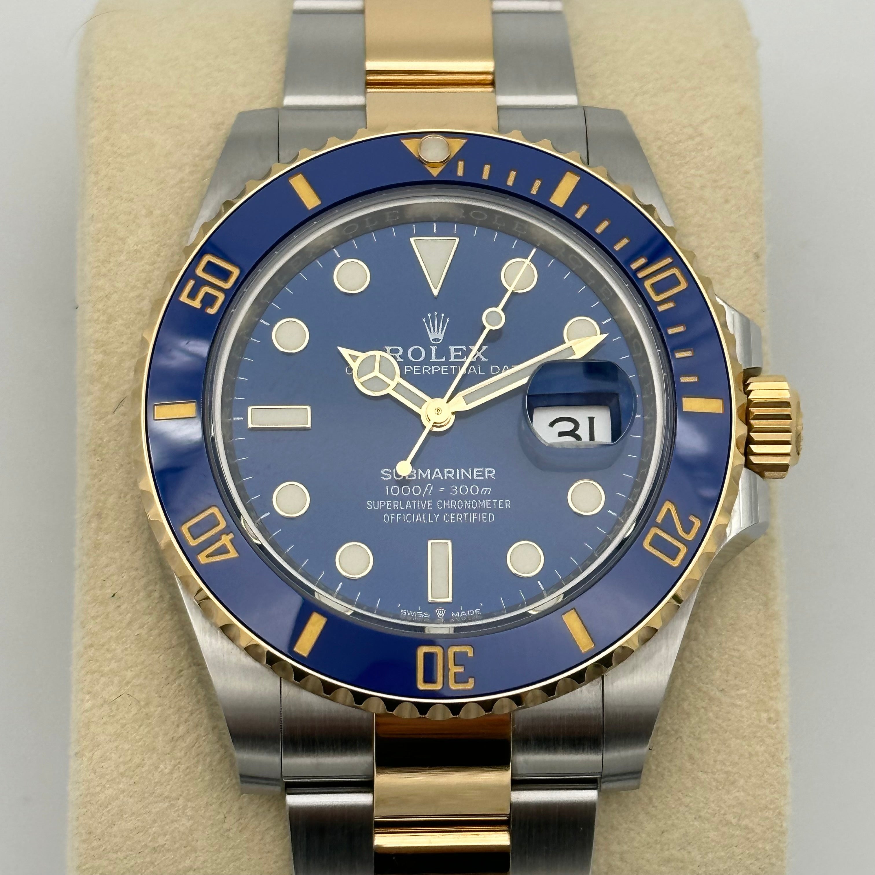 Submariner Date 41, Stahlgold