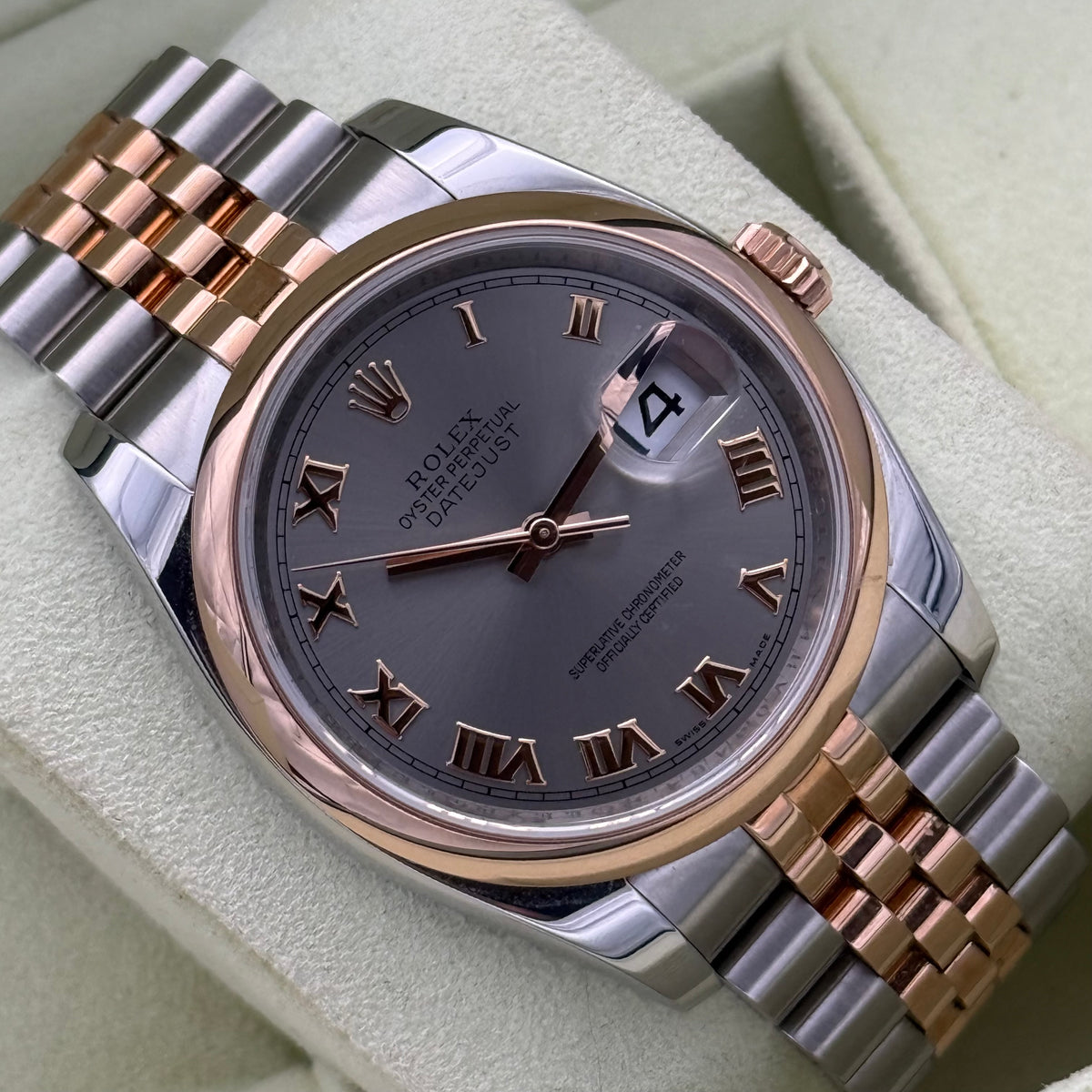 Datejust 36, Stahlrosegold