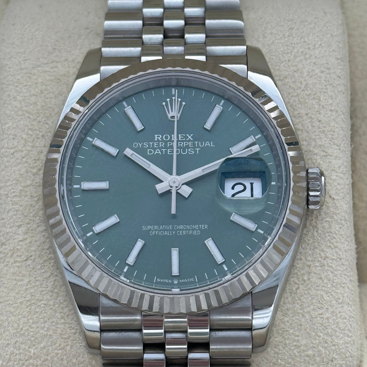 Datejust 36, Mintgrün