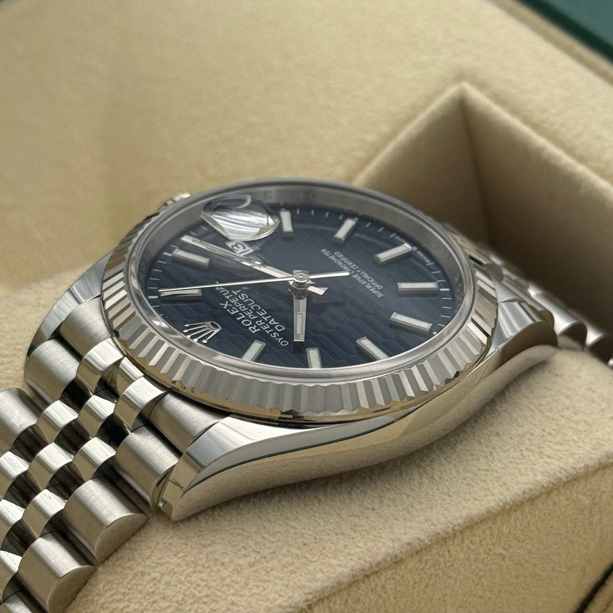 Datejust 36, Blau Motiv